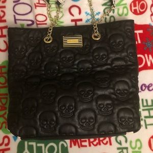 Betsey Johnson Skulls Tote